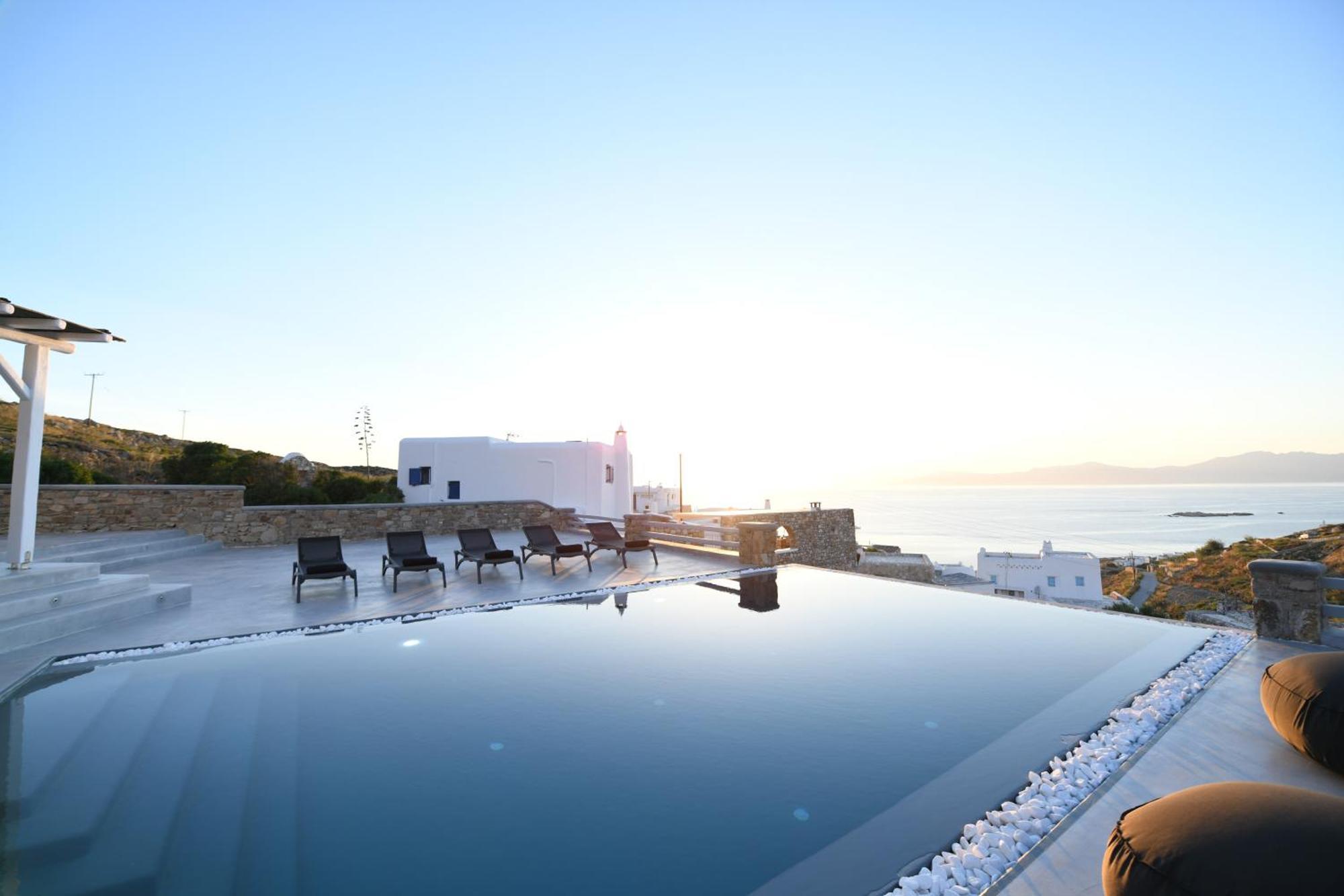 Villa Anema Mykonos - Blue Views Mykonos Villas Mykonos Town المظهر الخارجي الصورة
