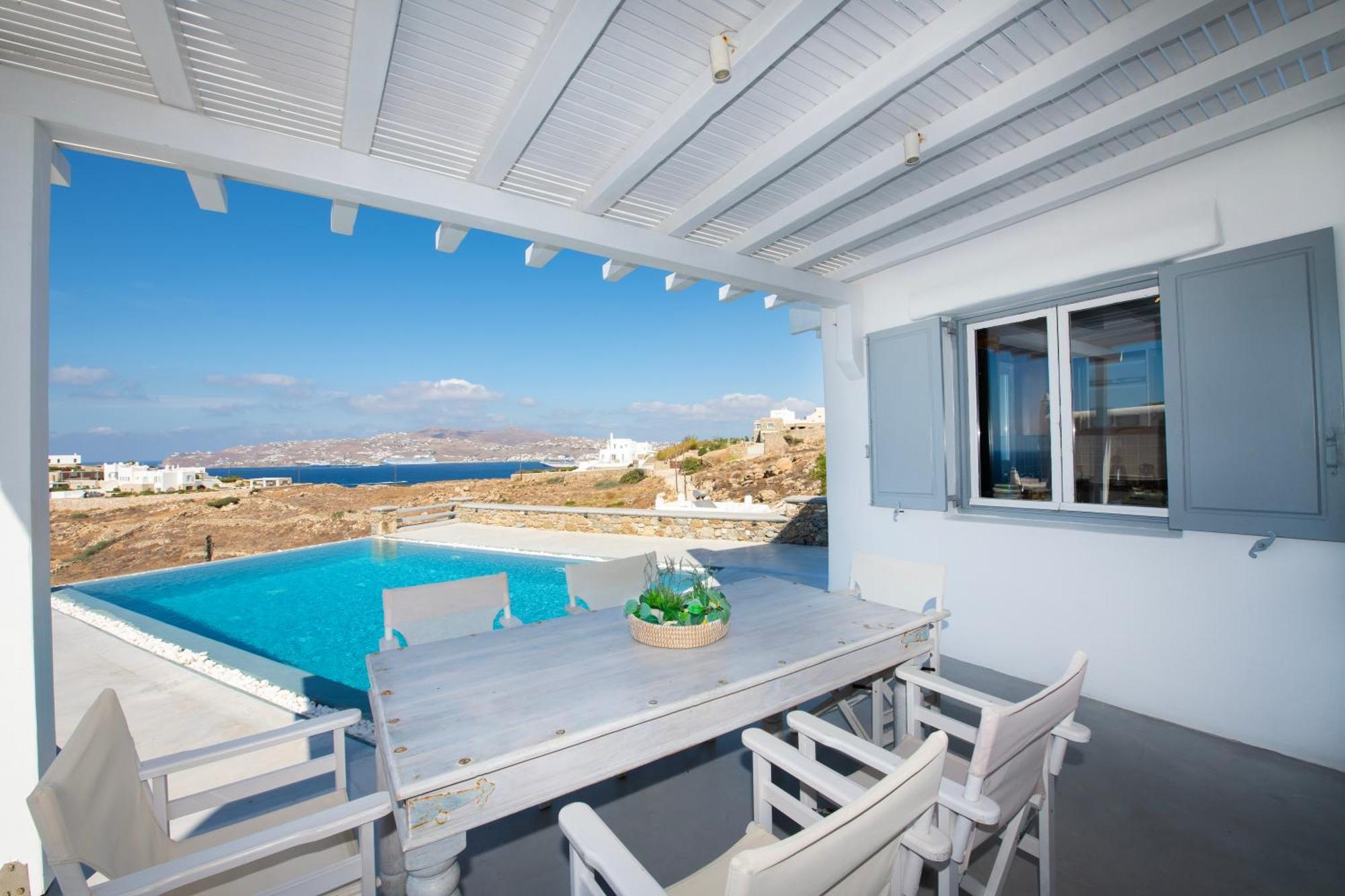 Villa Anema Mykonos - Blue Views Mykonos Villas Mykonos Town المظهر الخارجي الصورة