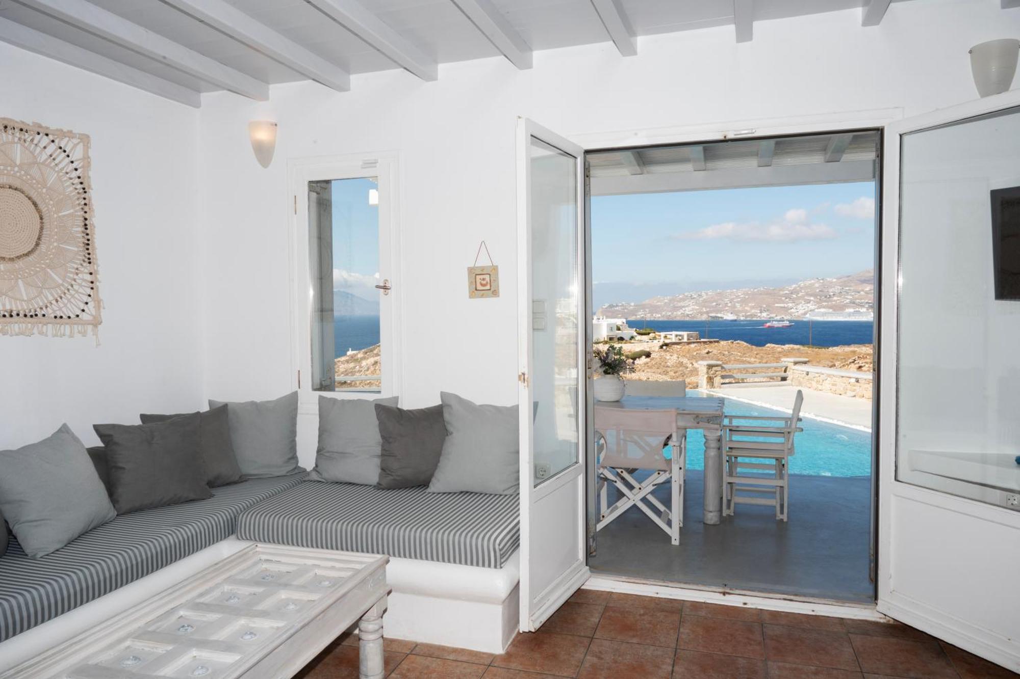 Villa Anema Mykonos - Blue Views Mykonos Villas Mykonos Town المظهر الخارجي الصورة