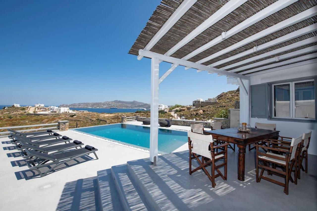 Villa Anema Mykonos - Blue Views Mykonos Villas Mykonos Town المظهر الخارجي الصورة