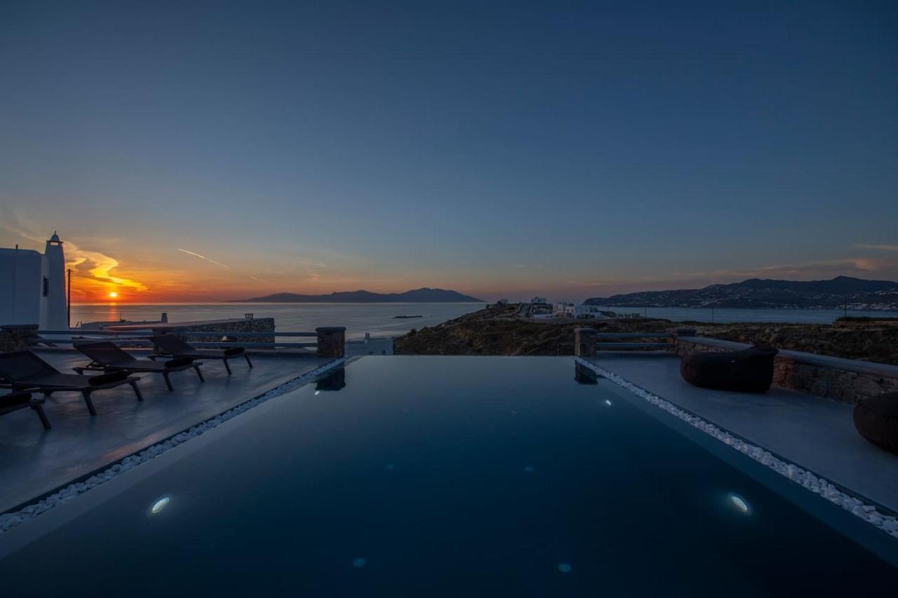 Villa Anema Mykonos - Blue Views Mykonos Villas Mykonos Town المظهر الخارجي الصورة