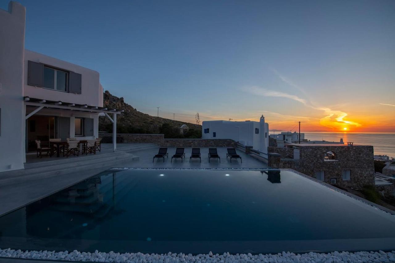 Villa Anema Mykonos - Blue Views Mykonos Villas Mykonos Town المظهر الخارجي الصورة
