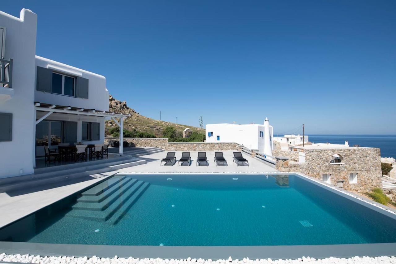 Villa Anema Mykonos - Blue Views Mykonos Villas Mykonos Town المظهر الخارجي الصورة