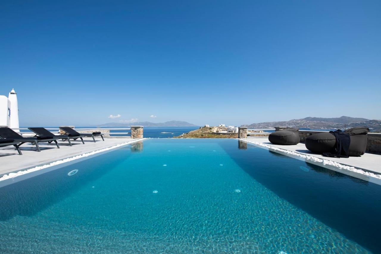 Villa Anema Mykonos - Blue Views Mykonos Villas Mykonos Town المظهر الخارجي الصورة