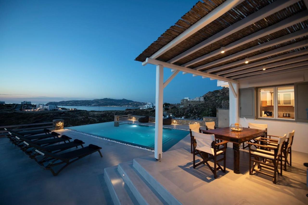 Villa Anema Mykonos - Blue Views Mykonos Villas Mykonos Town المظهر الخارجي الصورة