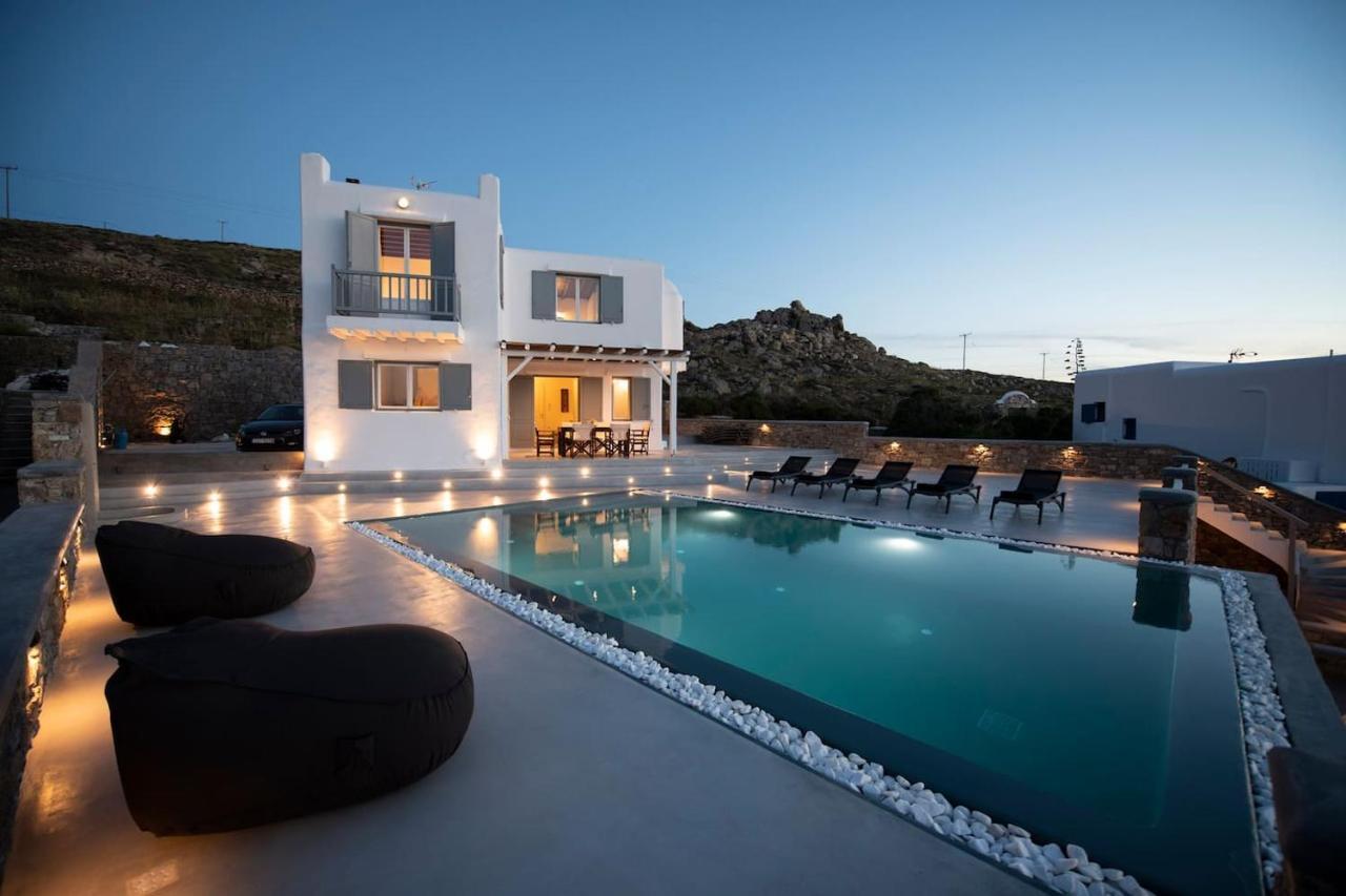 Villa Anema Mykonos - Blue Views Mykonos Villas Mykonos Town المظهر الخارجي الصورة