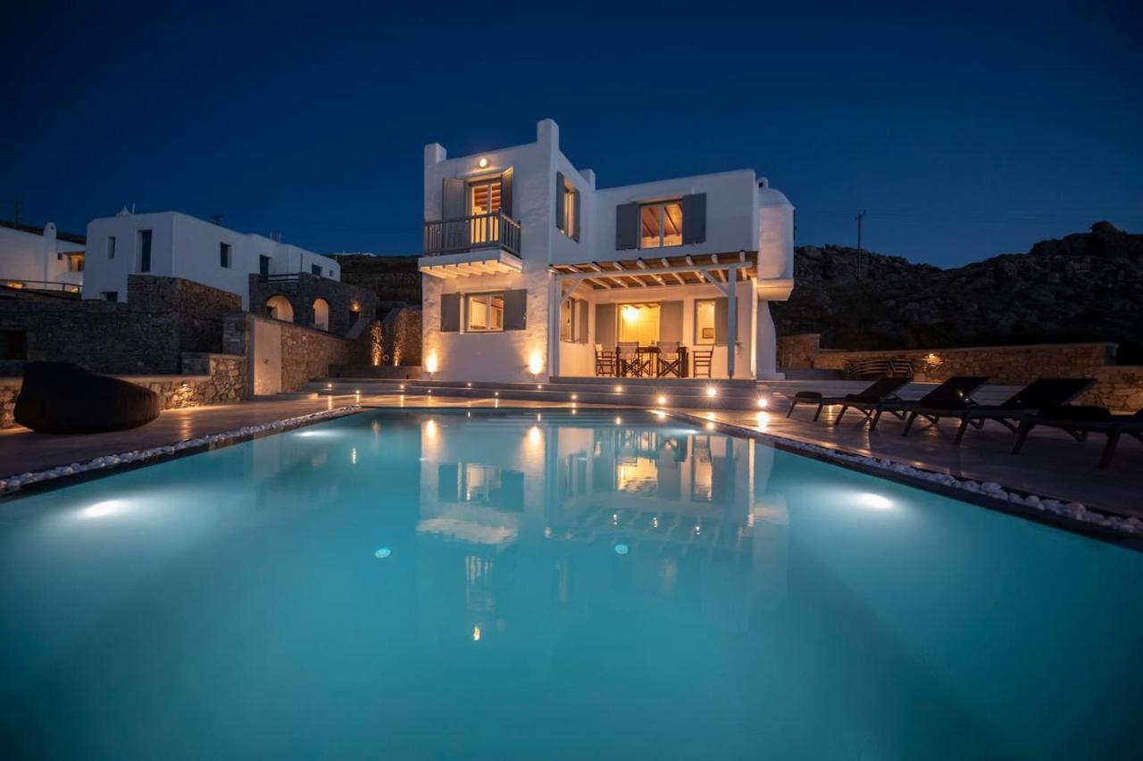 Villa Anema Mykonos - Blue Views Mykonos Villas Mykonos Town المظهر الخارجي الصورة
